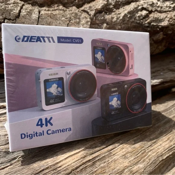 Deatti 4k Digital Camera | Duel Screens | Selfie Camera for Kids - Picture 1 of 4